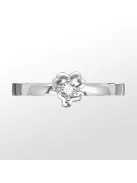 Gyűrűguru eljegyzési gyűrű 0.1ct szintetikus gyémánttal BRK083  