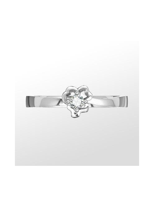 Gyűrűguru eljegyzési gyűrű 0.1ct H/SI gyémánttal BRK083  