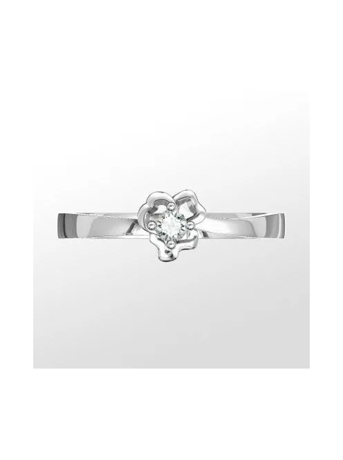 Gyűrűguru eljegyzési gyűrű 0.1ct I/SI gyémánttal BRK083  