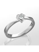 Gyűrűguru eljegyzési gyűrű 0.1ct H/SI gyémánttal BRK083  