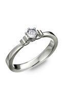 Gyűrűguru eljegyzési gyűrű 0,17ct szintetikus gyémánttal BRK086 