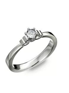   Gyűrűguru eljegyzési gyűrű 0,17ct szintetikus gyémánttal BRK086 