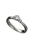 Gyűrűguru eljegyzési gyűrű 0,17ct szintetikus gyémánttal BRK086 