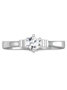 Gyűrűguru eljegyzési gyűrű 0,17ct szintetikus gyémánttal BRK086 