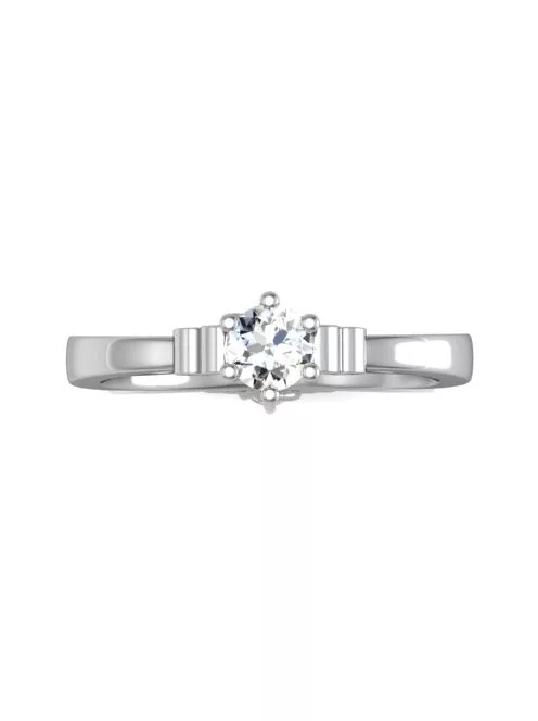 Gyűrűguru eljegyzési gyűrű 0,17ct szintetikus gyémánttal BRK086 