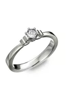 Gyűrűguru eljegyzési gyűrű 0,17ct I/SI gyémánttal BRK086 