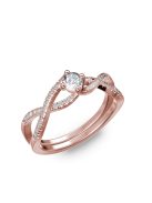 Gyűrűguru eljegyzési gyűrű 0,25ct H/SI gyémánttal BRK 090  
