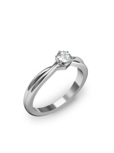   Gyűrűguru eljegyzési gyűrű 0,25ct H/SI gyémánttal BRK091 