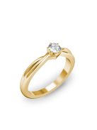 Gyűrűguru eljegyzési gyűrű 0,25ct H/SI gyémánttal BRK091 