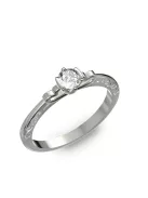 Gyűrűguru eljegyzési gyűrű 0,17ct szintetikus gyémánttal BRK097 