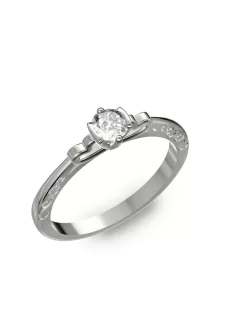   Gyűrűguru eljegyzési gyűrű 0,17ct szintetikus gyémánttal BRK097 