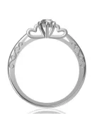 Gyűrűguru eljegyzési gyűrű 0,17ct szintetikus gyémánttal BRK097 
