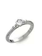 Gyűrűguru eljegyzési gyűrű 0,17ct I/SI gyémánttal BRK097 