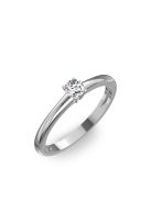 Gyűrűguru eljegyzési gyűrű 0.17ct szintetikus gyémánttal BRK098 