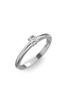   Gyűrűguru eljegyzési gyűrű 0.17ct szintetikus gyémánttal BRK098 