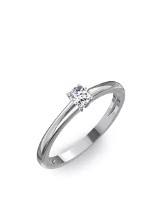   Gyűrűguru eljegyzési gyűrű 0.17ct szintetikus gyémánttal BRK098 