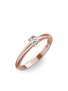 Gyűrűguru eljegyzési gyűrű 0.17ct szintetikus gyémánttal BRK098 