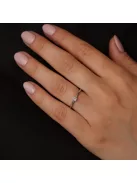 Gyűrűguru eljegyzési gyűrű 0.17ct szintetikus gyémánttal BRK098 