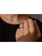 Gyűrűguru eljegyzési gyűrű 0.17ct szintetikus gyémánttal BRK098 