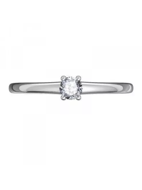 Gyűrűguru eljegyzési gyűrű 0.17ct szintetikus gyémánttal BRK098 