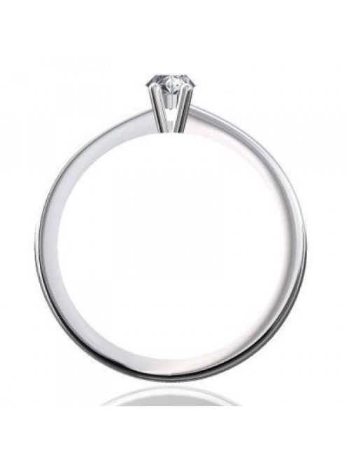 Gyűrűguru eljegyzési gyűrű 0.17ct szintetikus gyémánttal BRK098 