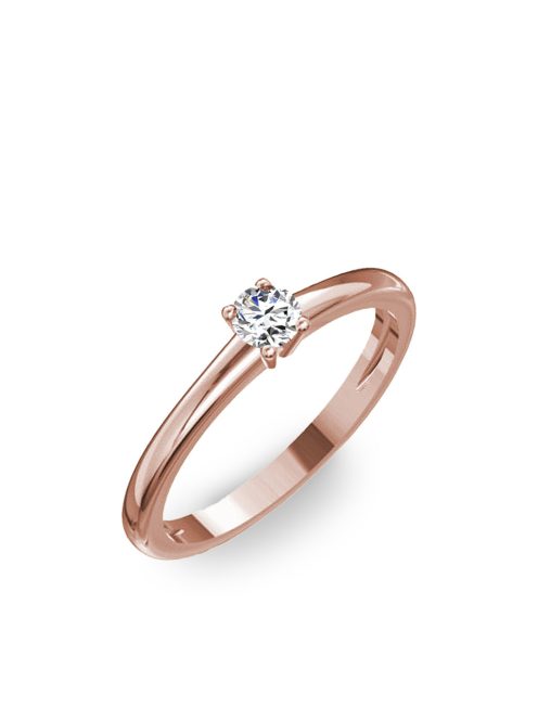Gyűrűguru eljegyzési gyűrű 0.17ct gyémánttal BRK098 