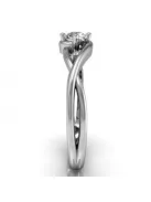 Gyűrűguru eljegyzési gyűrű 0.2ct I/SI gyémánttal BRK 100 