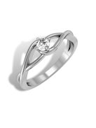 Gyűrűguru eljegyzési gyűrű 0.2ct H/SI gyémánttal BRK 100 