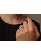 Gyűrűguru eljegyzési gyűrű 0.2ct szintetikus gyémánttal BRK 100 