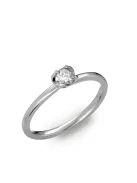 Gyűrűguru eljegyzési gyűrű 0,1ct I/SI gyémánttal BRK101 