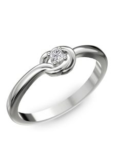   Gyűrűguru eljegyzési gyűrű  0.07ct szintetikus gyémánttal BRK 103  