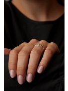 Gyűrűguru eljegyzési gyűrű  0.07ct H/SI gyémánttal BRK 103  