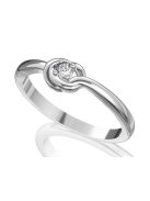 Gyűrűguru eljegyzési gyűrű  0.07ct H/SI gyémánttal BRK 103  