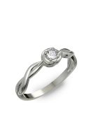 Gyűrűguru eljegyzési gyűrű 0.1ct H/SI gyémánttal BRK104 