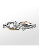 Gyűrűguru eljegyzési gyűrű szintetikus gyémánttal BRK108 