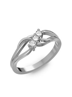 Gyűrűguru eljegyzési gyűrű H/SI gyémánttal BRK108 