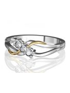 Gyűrűguru eljegyzési gyűrű H/SI gyémánttal BRK108 