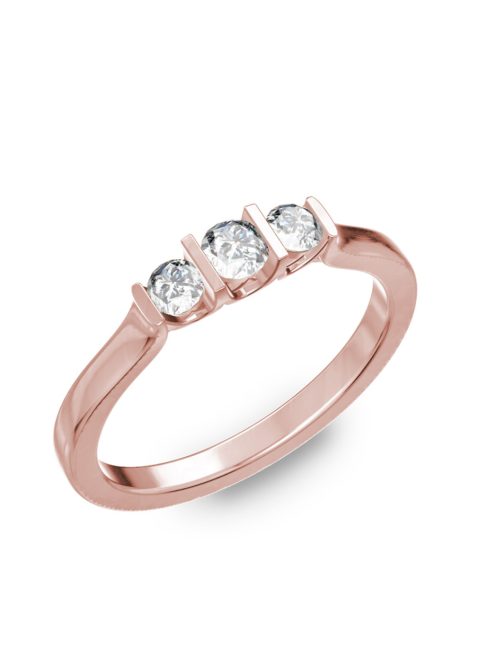 Gyűrűguru eljegyzési gyűrű szintetikus gyémánttal BRK111 