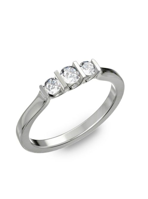 Gyűrűguru eljegyzési gyűrű H/SI gyémánttal BRK111 