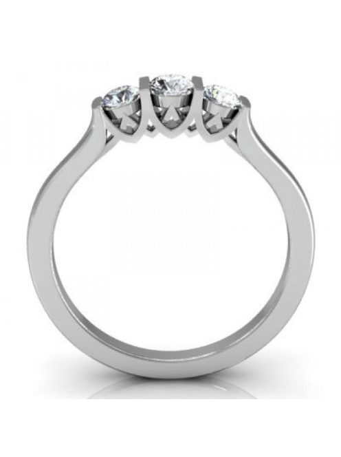 Gyűrűguru eljegyzési gyűrű H/SI gyémánttal BRK111 