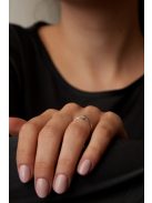 Gyűrűguru eljegyzési gyűrű szintetikus gyémánttal BRK 114  