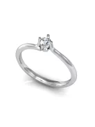 Gyűrűguru eljegyzési gyűrű 0.1ct szintetikus gyémánttal BRK115 