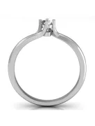 Gyűrűguru eljegyzési gyűrű 0.1ct szintetikus gyémánttal BRK115 