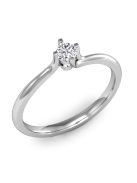 Gyűrűguru eljegyzési gyűrű 0.1ct H/SI gyémánttal BRK115 