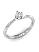 Gyűrűguru eljegyzési gyűrű 0.1ct I/SI gyémánttal BRK115 
