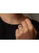 Gyűrűguru eljegyzési gyűrű 0.1ct H/SI gyémánttal BRK115 