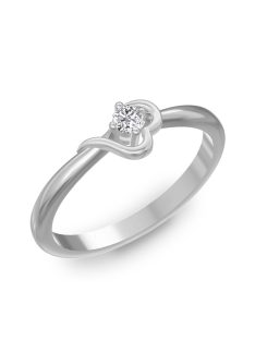   Gyűrűguru eljegyzési gyűrű  0.07ct szintetikus gyémánttal BRK116 