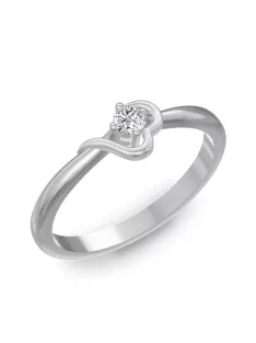   Gyűrűguru eljegyzési gyűrű  0.07ct I/SI gyémánttal BRK116 