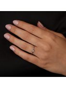 Gyűrűguru eljegyzési gyűrű  0.07ct H/SI gyémánttal BRK116 