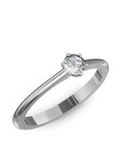Gyűrűguru eljegyzési gyűrű 0.17ct szintetikus gyémánttal BRK117 